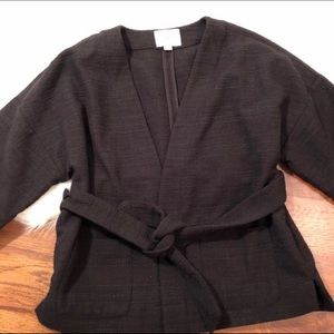 New Kimono black wrap m/l blazer